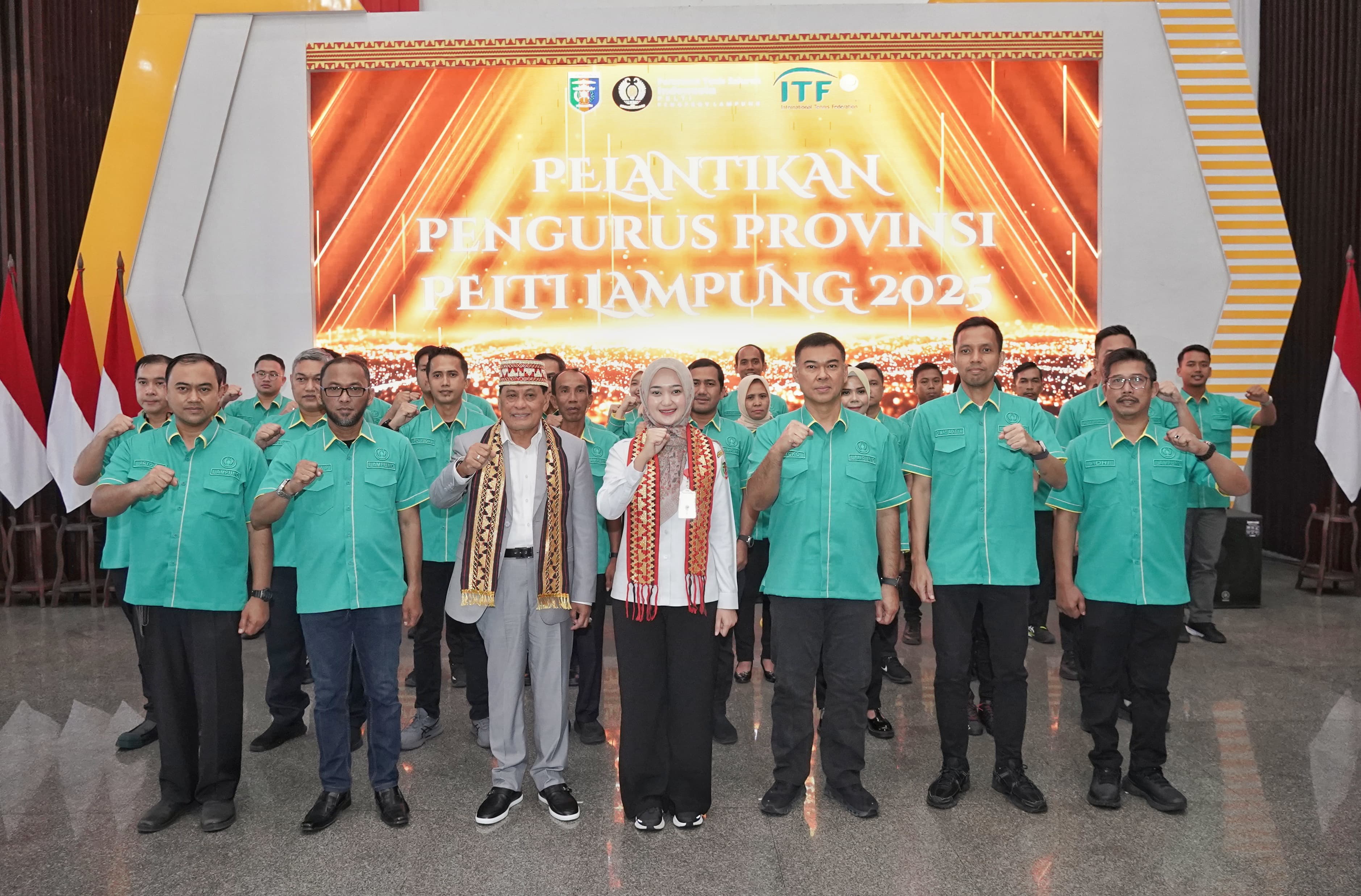 Wagub Jihan Nurlela Dorong Kebangkitan Tenis Lampung, PELTI Targetkan Prestasi Nasional